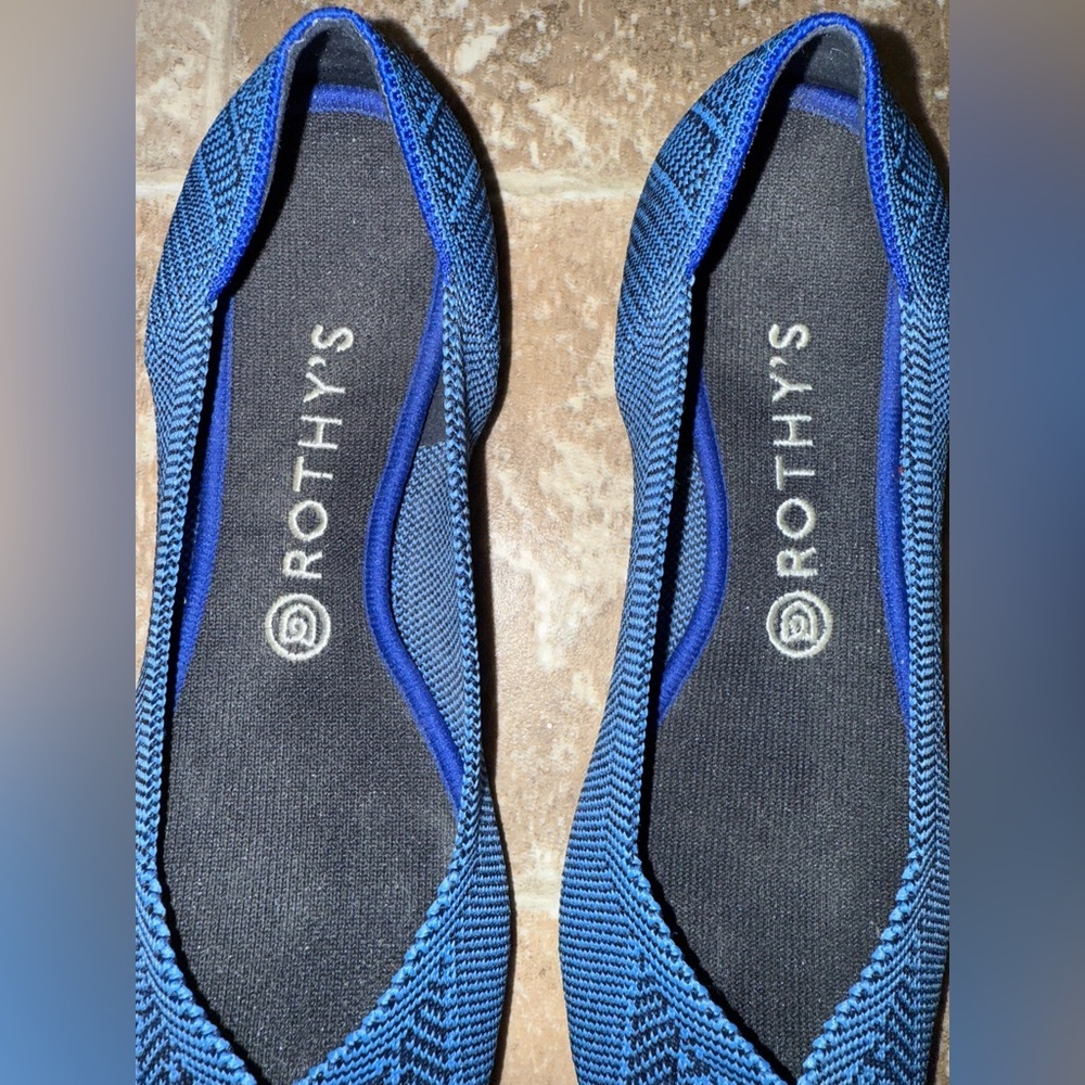 Rothy's Lapis Python Points Snake Print Pointy To… - image 3